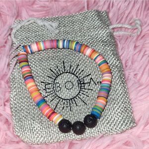 NWT Leboha unicorn collection lava rock bracelet